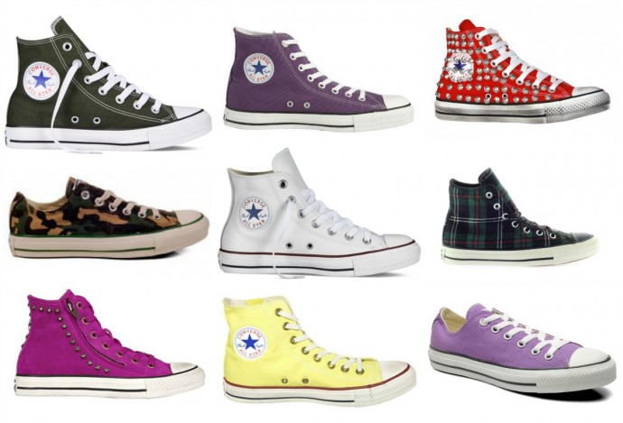 converse gialle fluo all star