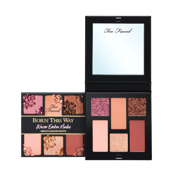 Too Faced Born This Way Natural Nudes Mini Eye Shadow Palette in Warm Ember Nudes