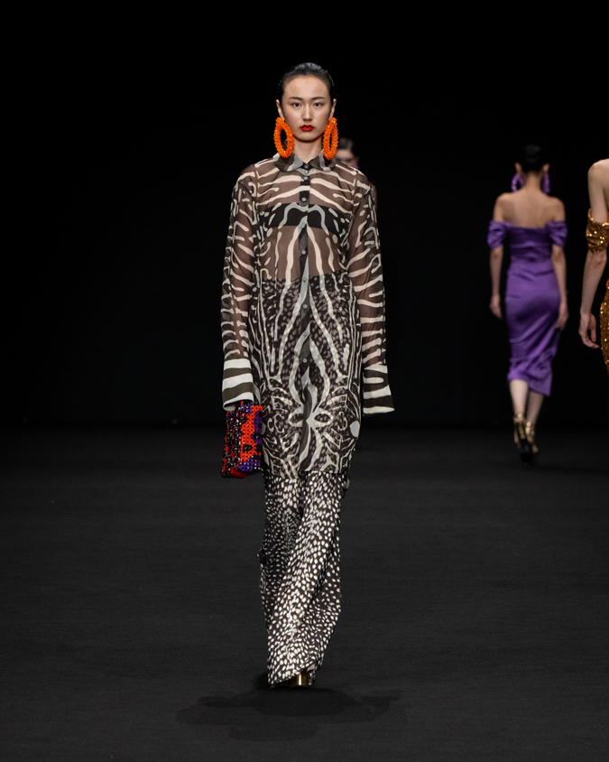 Un look della collezione Chiara Boni La Petite Robe PE 2024