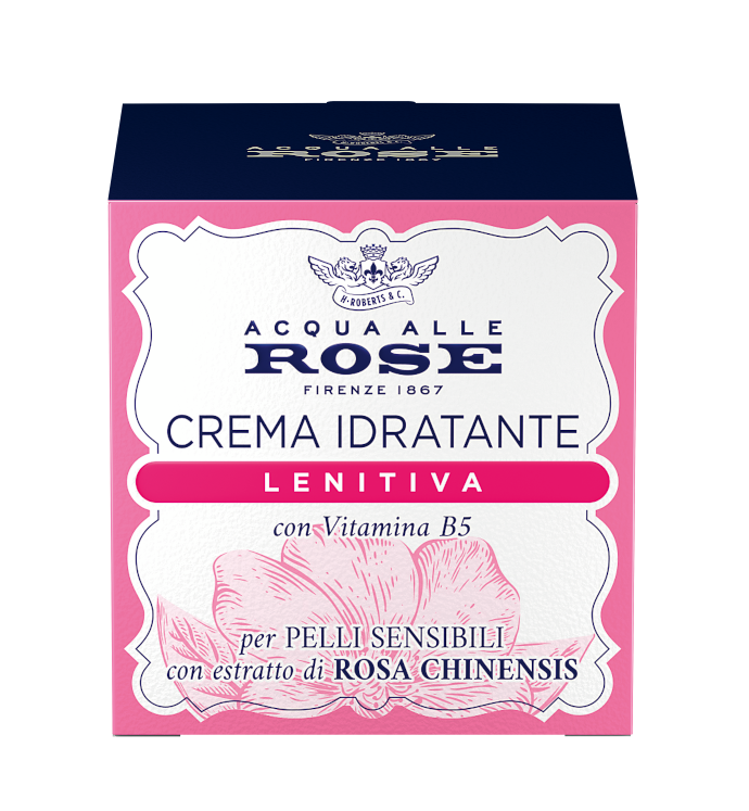Acqua alle Rose Crema Idratante Lenitiva con Estratto di Rosa Chinensis