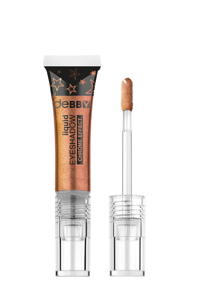 deBBY liquidEYESHADOW CHROME EFFECT in Sunrise