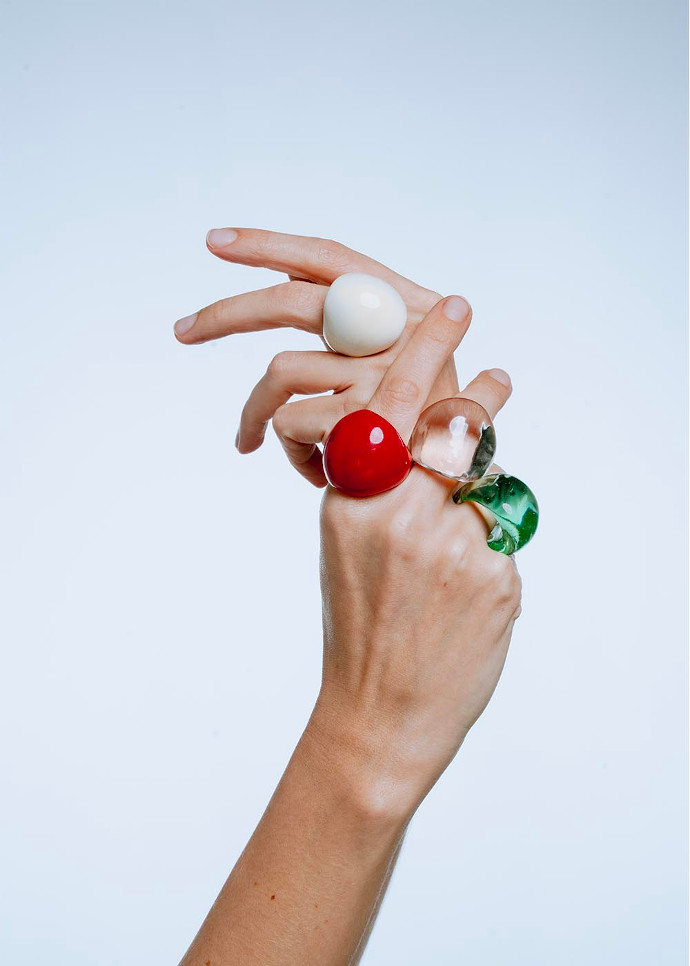 Corte Glass Studio Glass Ring Cupola