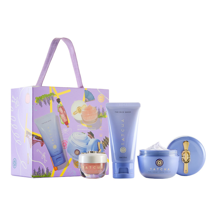 Tatcha Holiday Dewy Skin Plump Lips Set