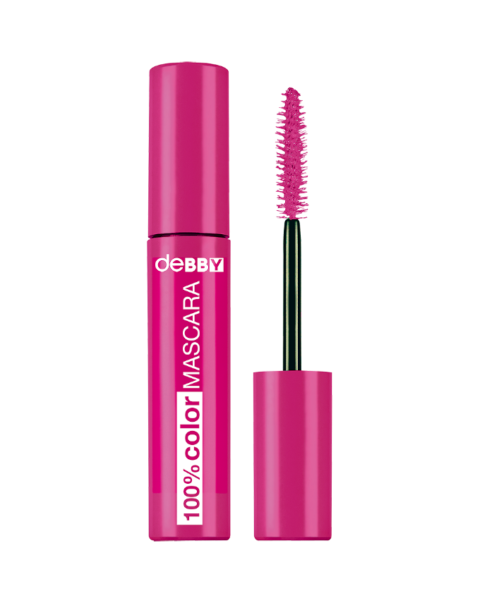 deBBY Rainbow Collection 100% Color Mascara in Bubble Fucsia