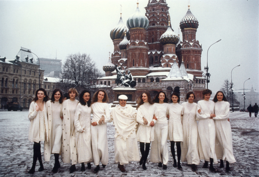Laura Biagiotti in Russia nel 1995