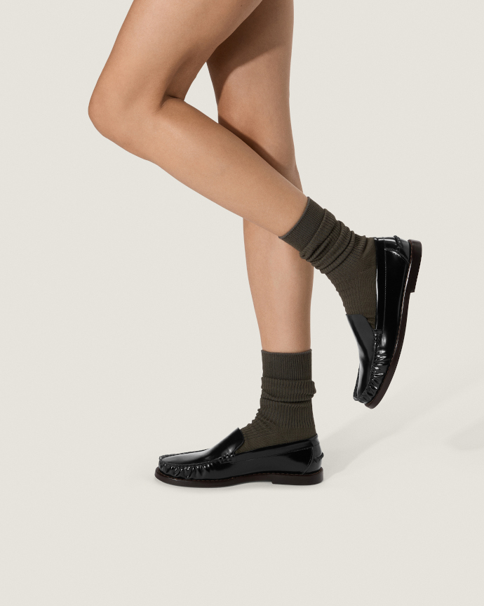 Mocassini in pelle spazzolata Odissi