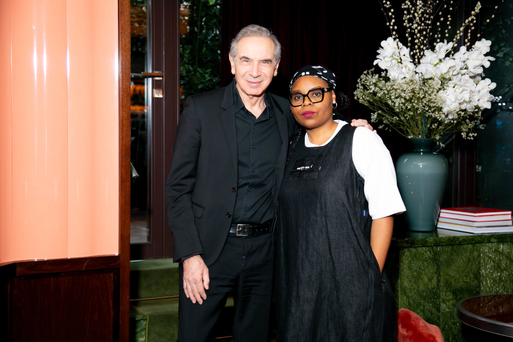 Carlo Capasa e Michelle Francine Ngonmo