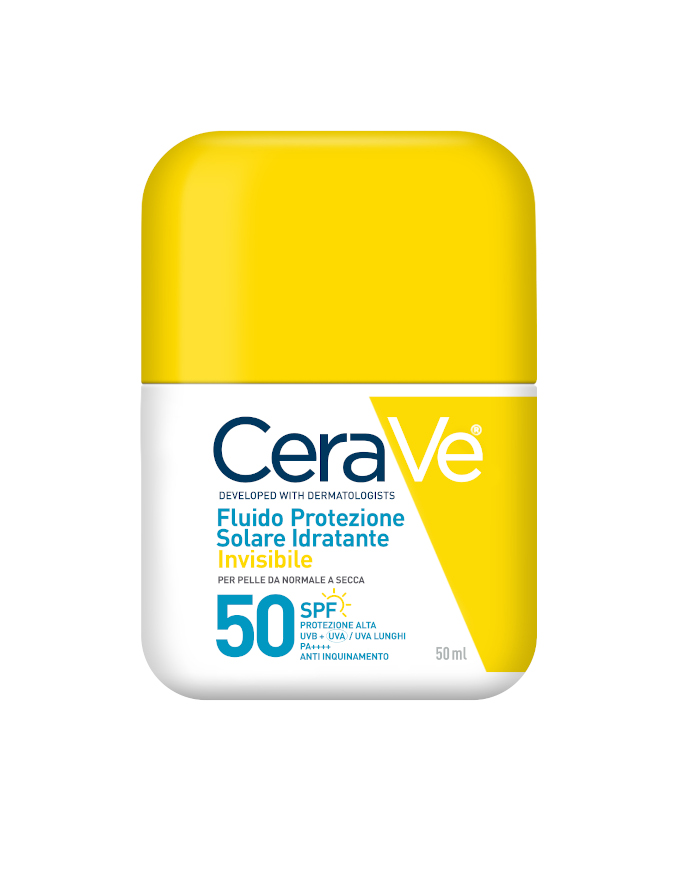 CeraVe Fluido Protezione Solare Idratante Invisibile SPF50