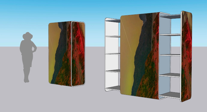 Sculptural Cabinet, Fernando Mastrangelo