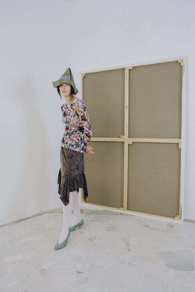 Un look della collezione SS 2027 di Arthur Arbesser. Photo courtesy: Negri Firman PR & Communication